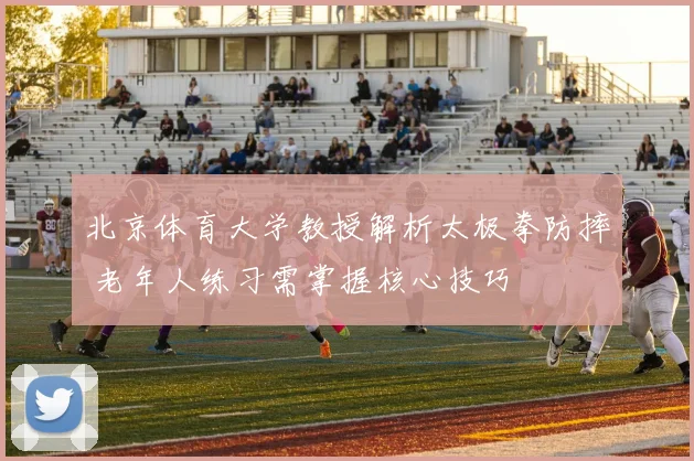 北京体育大学教授解析太极拳防摔 老年人练习需掌握核心技巧
